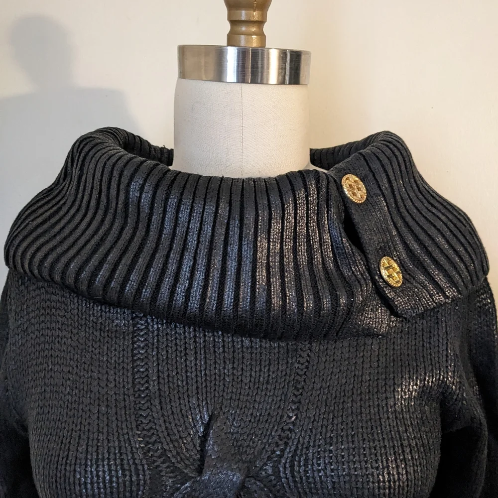 Baby Phat black sweater dress NWT - Picture 2 of 6
